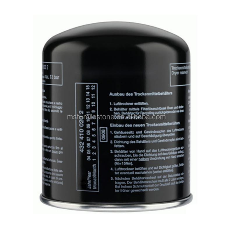 Truck Auto Air Dryer Filter Cartridge 1391510 T200W Customized
