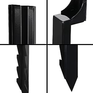 Pressure Treated Wood Fence Post Repair Kit with Heavy Duty Metal Support Bracket