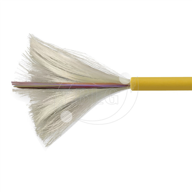 Tight - Buffered 24 Bulk Fiber Optic Cable For Premises Wiring SM 9 / 125 OS2