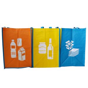 Quality Blue 35x30x39.5cm 100gsm Woven Promotional Bags wholesale