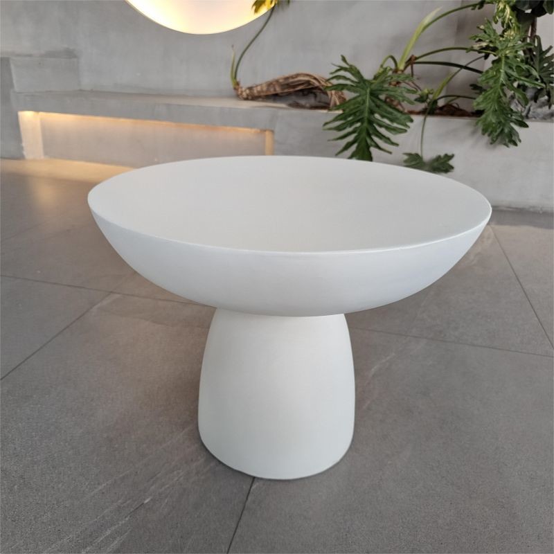Outdoor GRC Concrete Table Sets Furniture Cold And Heat Resistant