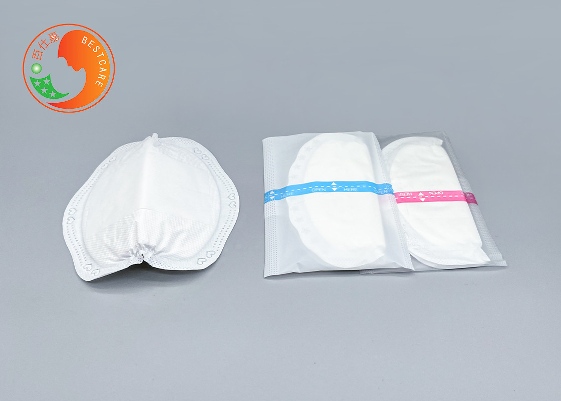 Skin Color Disposable Breast Feeding Pads Big Size 3D Shape Anti Leaking