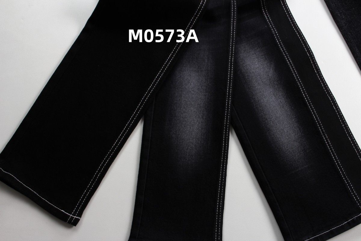 Wholesale 11.5 Oz Warp Slub High Stretch Black Backside Woven Denim Fabric For Jeans