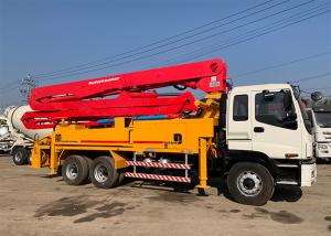 Quality Putzmeister Used Truck Mounted Concrete Pump Remote Control Hydraulic Folding wholesale
