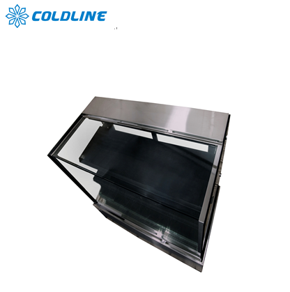 Square Glass Refrigerated Bakery Showcase with CE&ETL