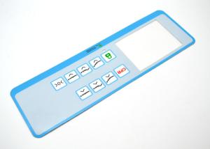 Quality Embossed Flat Keys Membrane Switch Panel , Membrane Switch Keypad wholesale
