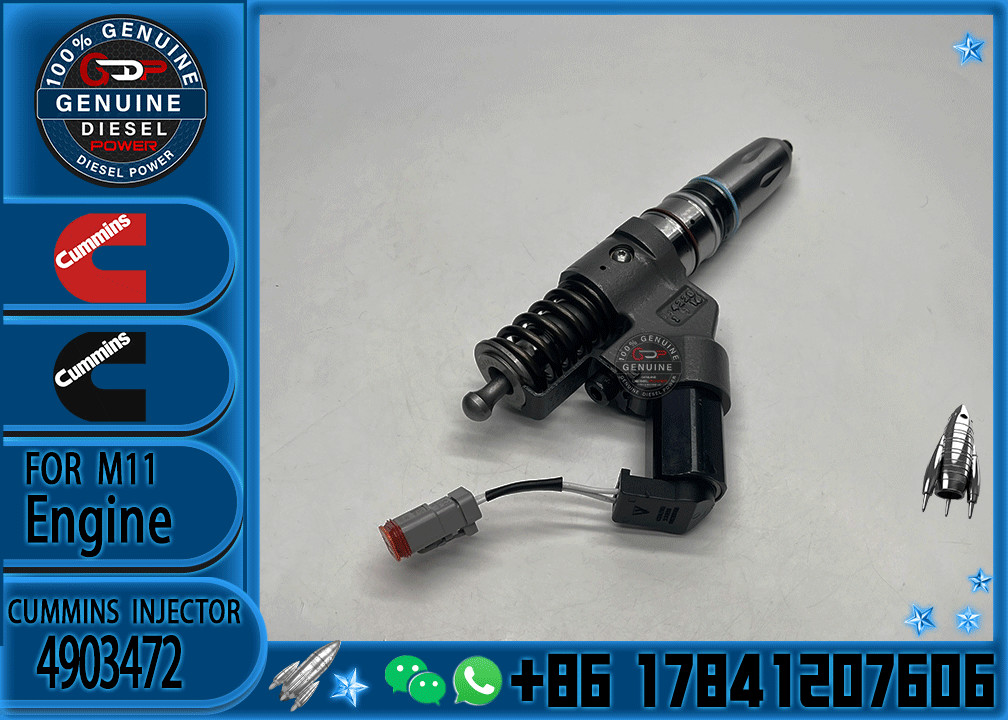 High quality Fuel Injector 4903319 4061851 4026222 4903472 3411756 4902921 for Cummins ISM11 QSM11 M11