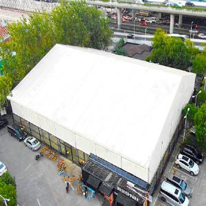 Quality 30x50 Outdoor Aluminium Frame Tent Warehouse Sunshade Custom wholesale