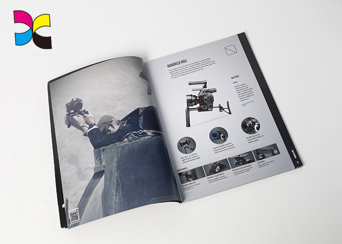 Perfect Binding Photo Magazine Printing , Glossy Artpaper Cover Magazine Cover Prints