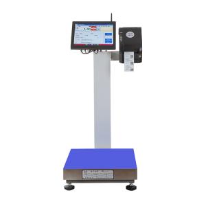Quality 15 Inch LCD Display 15-500kg Seafood Processing Dock Android Print Label Scale -10-40C wholesale