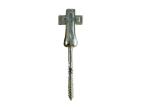 Cross Model Casket Hardware Wholesale Matching Bracket , Screw Coffin Fittings