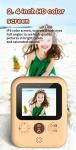 Small Compact Childrens Printable Camera Selfie Digital 1080P Thermal