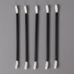 Twisted Tip Double Head Dust Free Class 100 Sealed Polyester Cloth Head