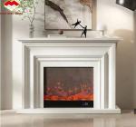 Coal Fireplaces Modern Italian Style Marble Sofitel Fireplace Mantel for Indoor