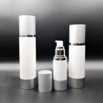 White Plastic Airless Cosmetic Bottles 15ML 30ML 50ML