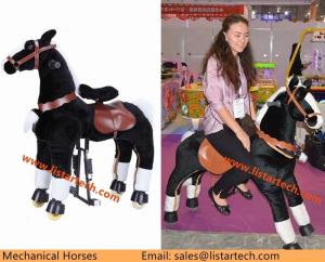 Quality Adult Ride on Horse Toy Pony Large Size Horse Animal Toy on Wheel Mechanical Horse Toys wholesale