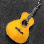 All Solid Wood One Pcs Mahogany Wood Neck Acoustic Electric Guitar 39 Inch Ebony
