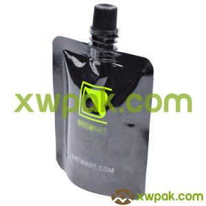 Quality Reusable Liquid Plastic Packaging Bags / Juice Drink Stand Up Spout Pouch Packaging wholesale