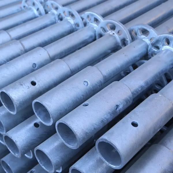 Cheap Hot Dip Galvanizing Scaffold Steel Pipe Seamless ISO GOST CE Certificated for sale