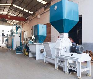 Quality 0.9-10mm Fish Feed Production Machine , Floating Fish Pellet Machine wholesale