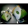 Buy cheap Cake Cardboard Gift Packaging Box Green And White high end style from wholesalers