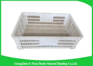 Quality Economic Plastic Storage Food Crates / Stackable Storage Containers wholesale