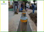 Traffic Collapsible Automatic Rising Bollards , Drop Down Bollards Easily