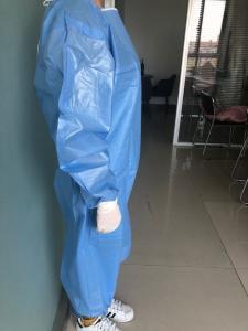 Quality Eco Friendly Disposable Isolation Gown Non Woven Fabric Material wholesale