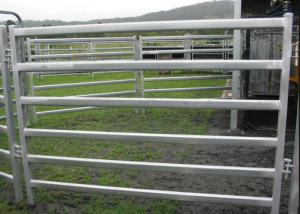 China Portable Cattle Fence Panels Round OD 38MM 1.8X2.2 Meter For Livestock Farm on sale