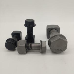 Quality High Strength Excavator Track Bolt And Nut Screws 40Cr wholesale