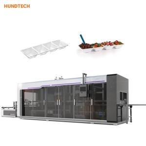 Quality 120mm Three Stations Tray Forming Machine HIPS Vacuum Forming Machine wholesale
