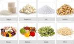 Automatic Granule Sachet Filling Machine For Snack Salt Rice Beans Seed Spice