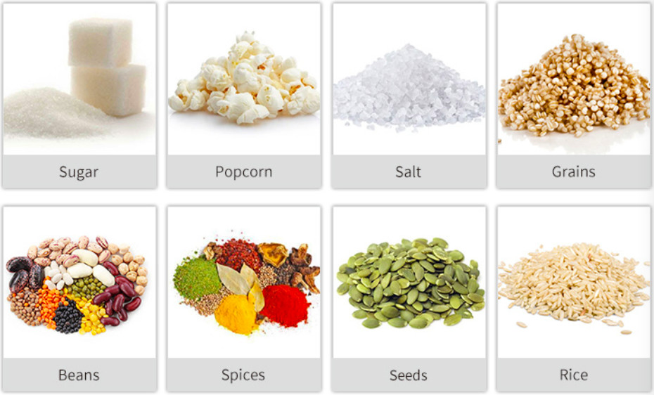 Automatic oatmeal cereal Peanut almond nut popcorn Granule Sachet Filling packing Machine bag packer