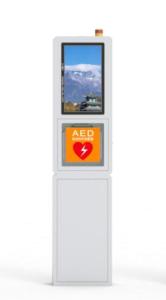 Quality 21.5&quot; Demo Screen AED Cabinet Smart Vending Machine Equipped CCTV Camera wholesale