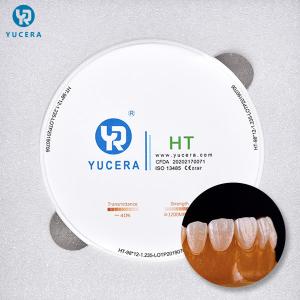 Quality 98 Open System HT White Dental Zirconia Discs 25mm Thickness wholesale