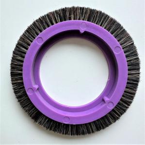 Quality Bruckner Brand Stenter Machin Parts Brush Wheel Purple Body Bristle Brush Pig Hair Small Type wholesale