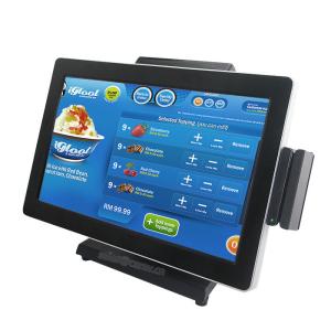 Quality Ce 1366*768 Android POS System Point Of Sale Cash Register Built In VFD Display wholesale