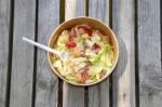 Take Away Kraft Paper Salad Bowl Food Container Customized Disposable Kraft