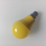 E27, B22, E26 Yellow Cover LED Bulb Light, No Flickering, >0.90 PF, Uniform