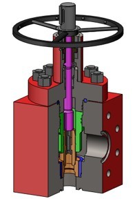 OEM Cylindrical Type Throttle Control Valve Choke Oil And Gas
