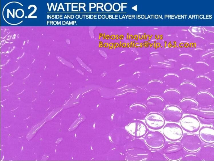 Cosmetic Pink Slider Padded Bag/Silver k Bag With Bubble,Padded Envelopes Cheap Aluminium Foil k Holographic