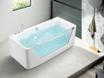 White Whirlpool Acrylic Massage Bathtub M1822 Pure Sanitary Grade