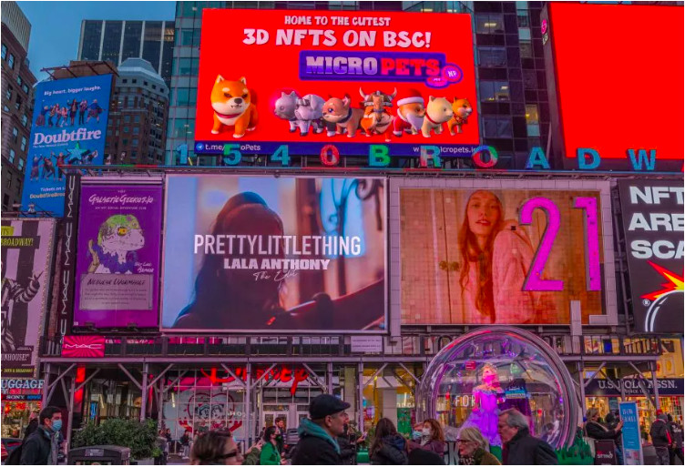 HD 3D P6 P8 P10 IP65 Outdoor Led Display Screen Large Video Digital Advertising