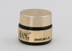 Quality 15g 30g Skincare Glass Cosmetic Jars , Small Glass Makeup Containers wholesale