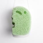 Sensitive Skin Washable Green Tea Konjac Sponge Exfoliator Face Wash Facial
