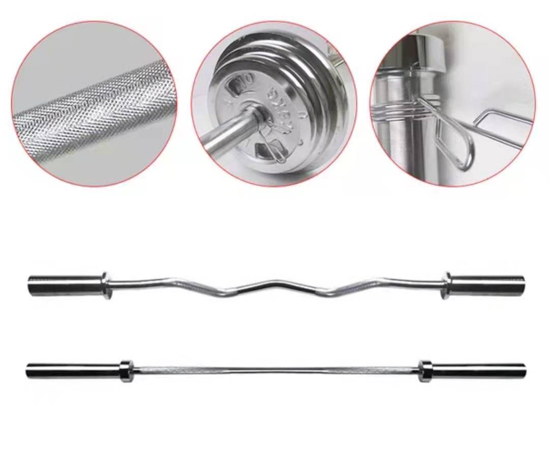 Factory Direct Price Gym Power Weightlifting 1.2m Fitness Barbell Bar