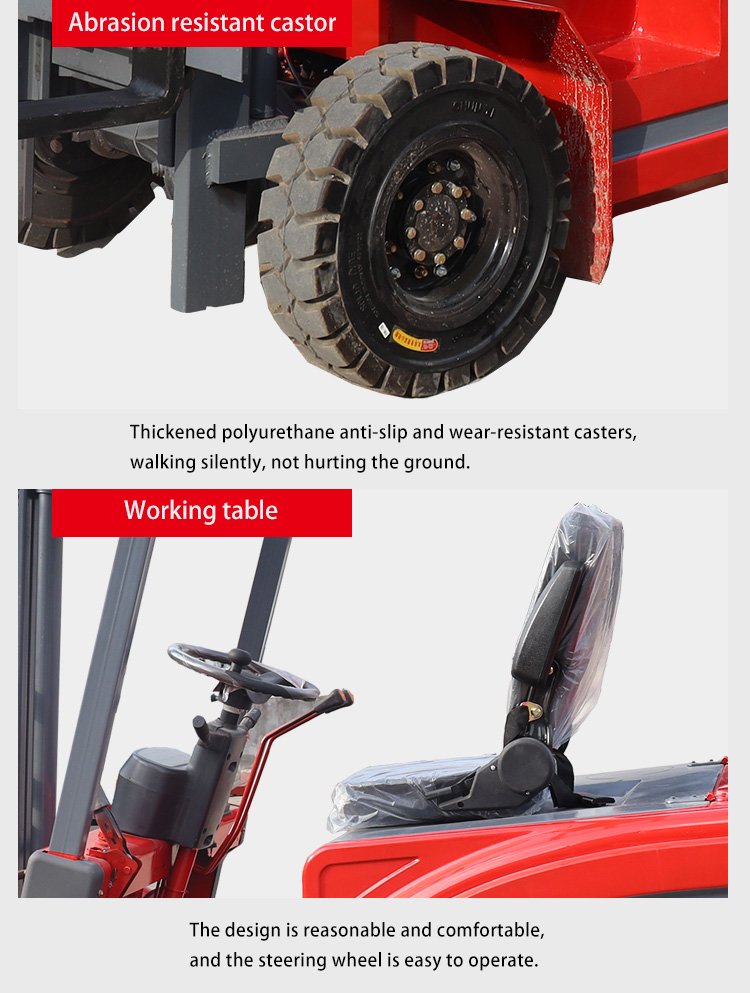 Farm Electric Forklift Truck With 3 Stage Mast Type From Food Beverage Full Electric Forklift