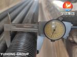 Wound Fin Tube, ASME SA179 With Aluminum 1060 , L Type Fin Tube, Air Cooler And