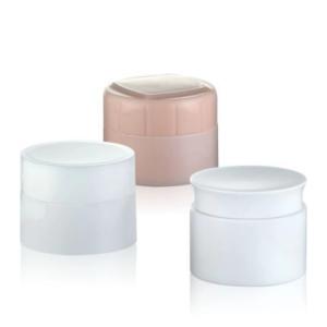Quality Sample Provided Freely 5ml Double Layers Plastic Cream Jar for Skincare Packaging wholesale