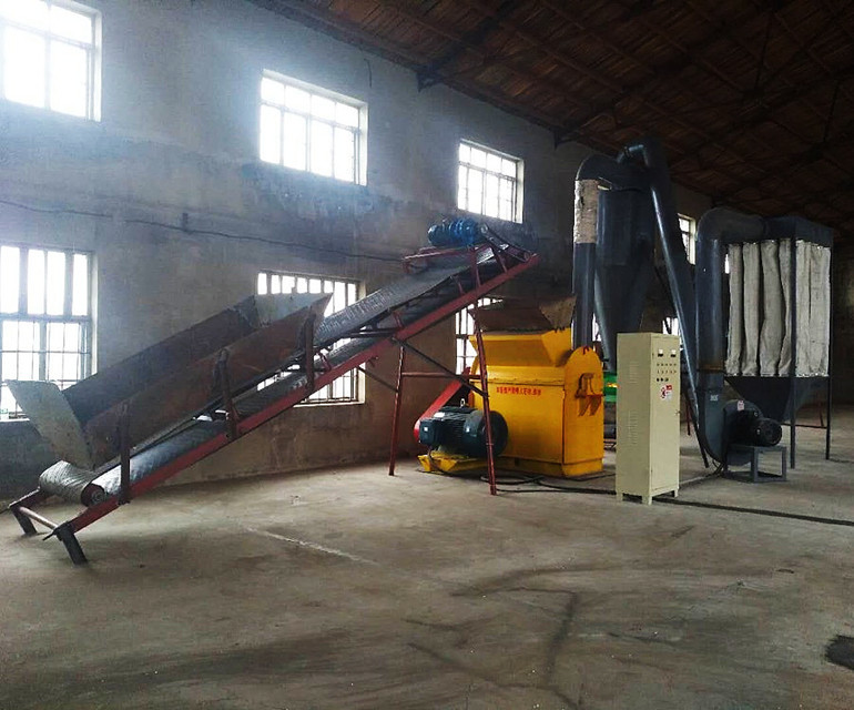 Wood Chipper Tub Grinder Large Roots Shredder With Hydraulic Conveyor